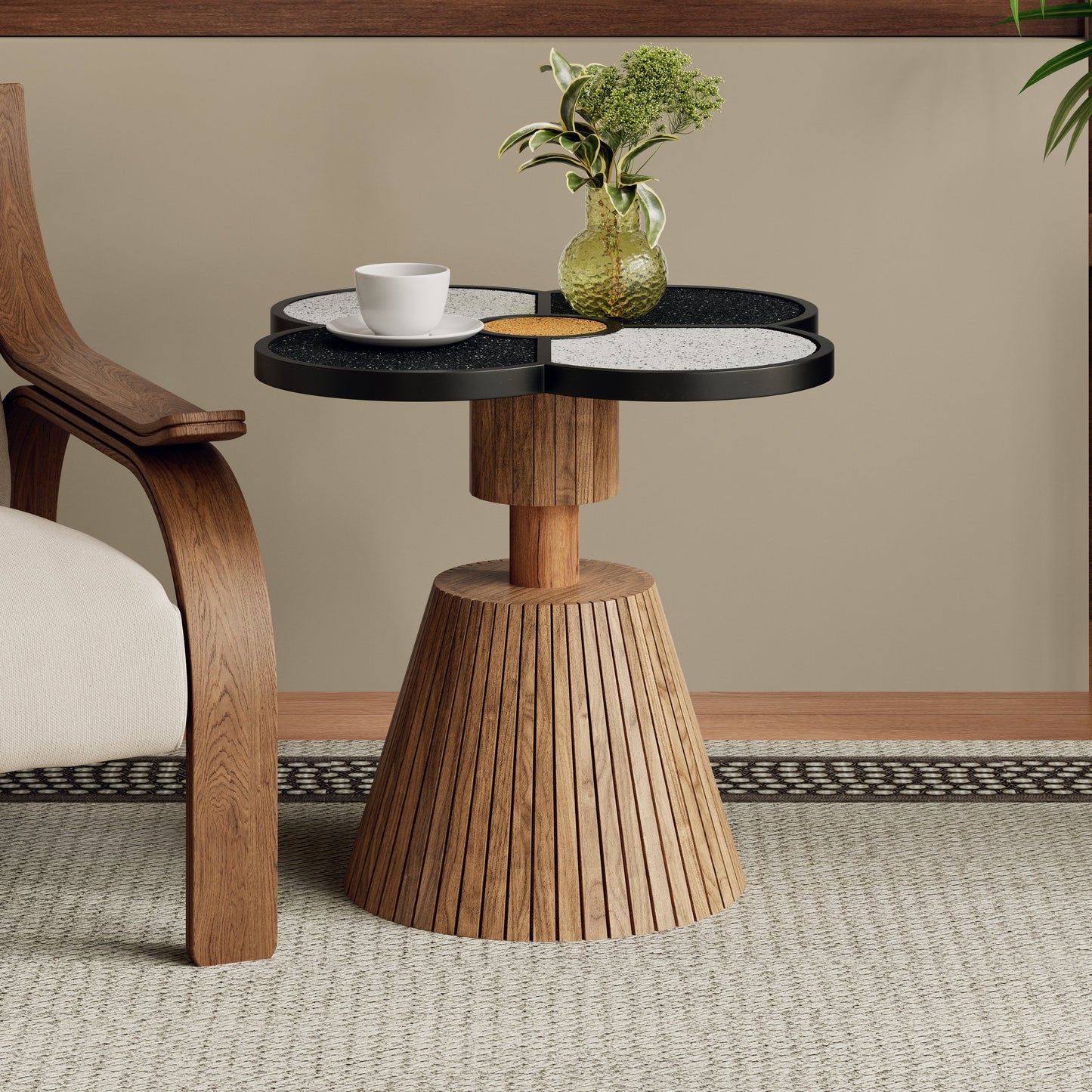 Four Leaf Clover Side Table and Small Spaces