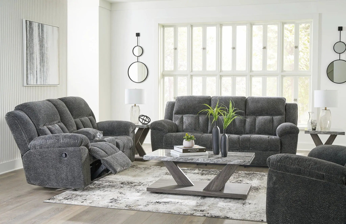Frohn Reclining Living Room Set with Console