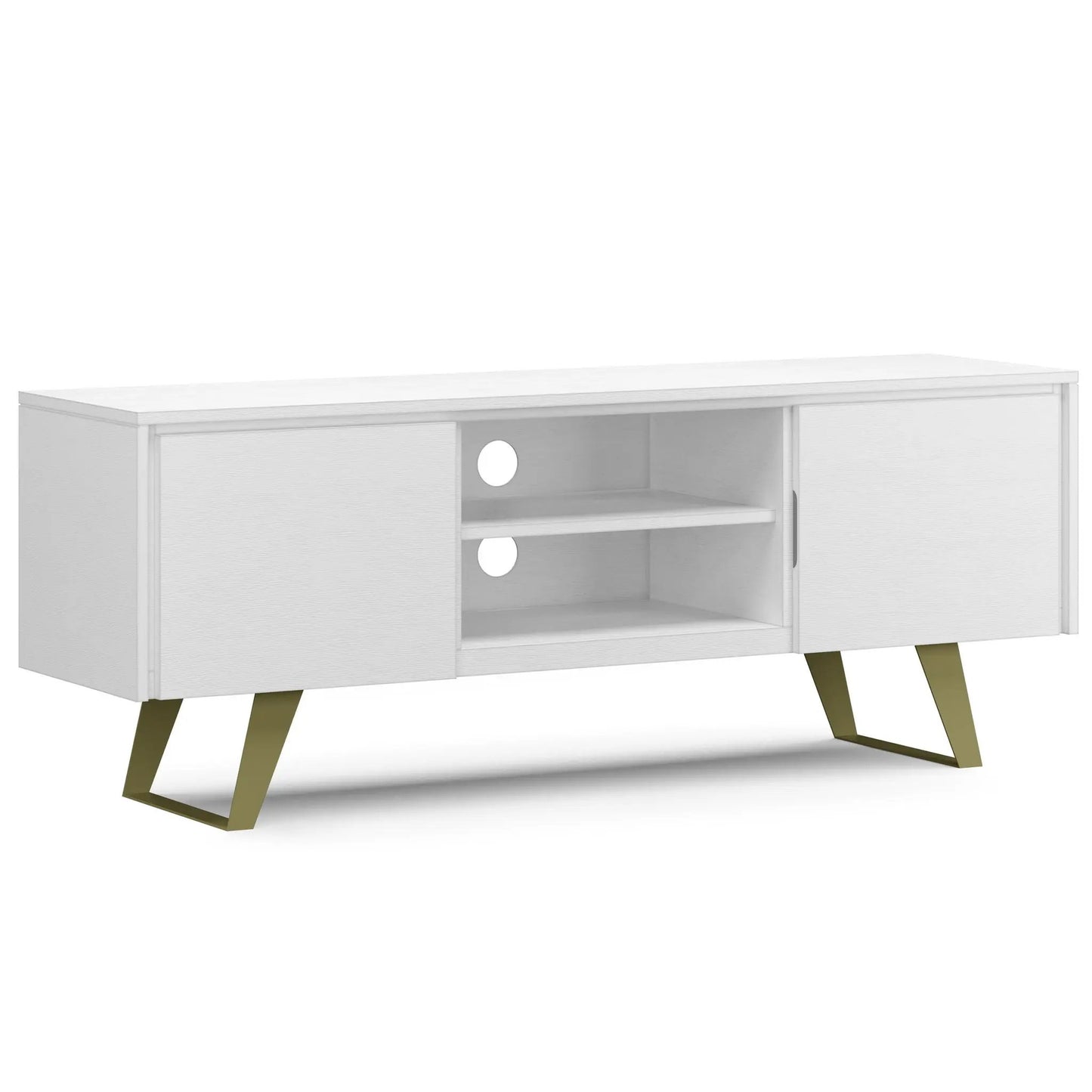 Lowry Handcrafted TV Media Stand With Doors