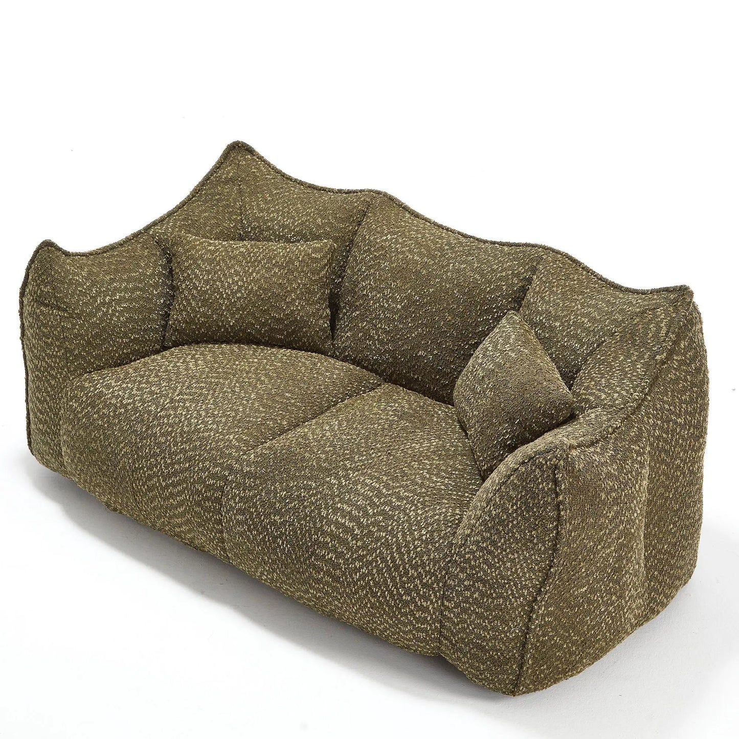 Comfortable Dual Beanbag Chair and Foam Core