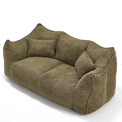 Comfortable Dual Beanbag Chair and Foam Core
