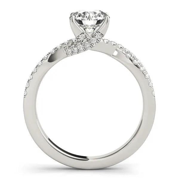 Engagement ring 14k white gold with prong split shank pave diamonds 1 1/4 cttw Bids.com on Tampa Home & Garden Store