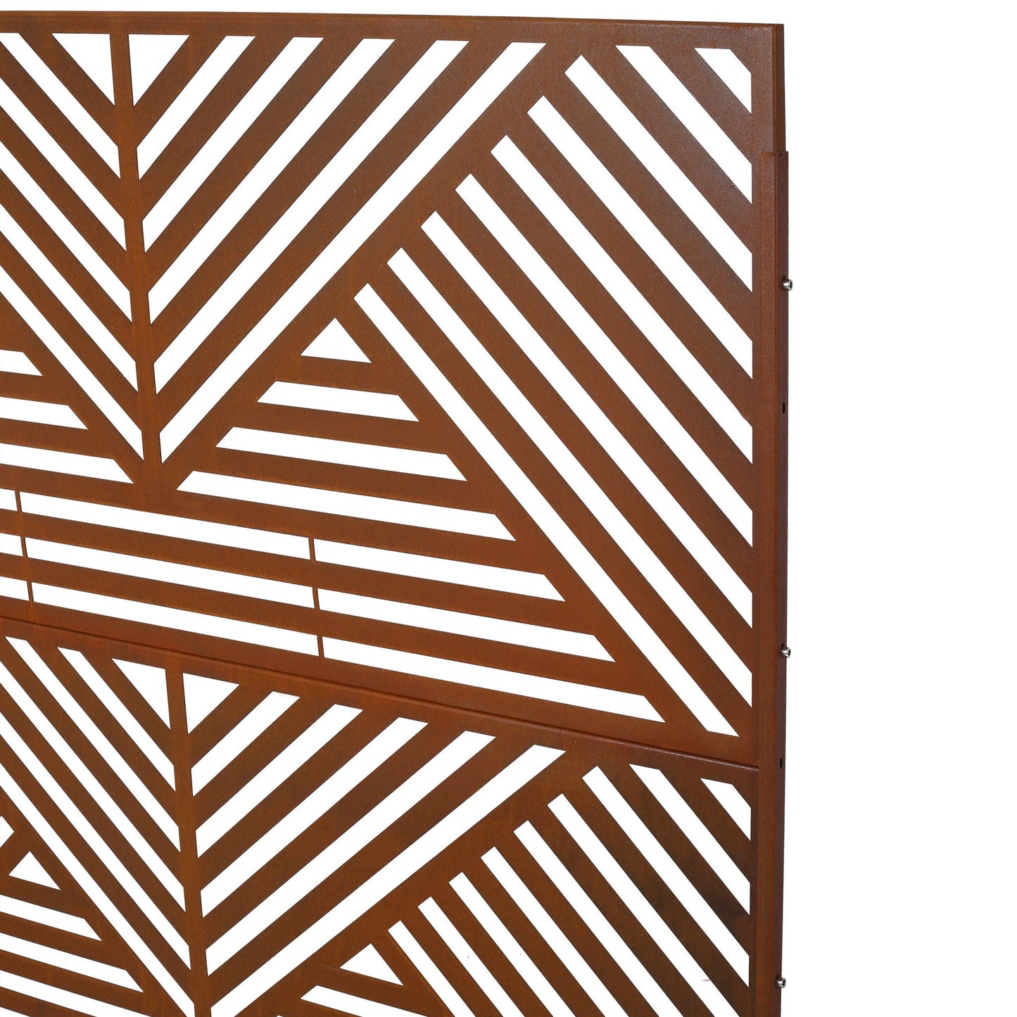 Freestanding Metal Privacy Screen and Stand