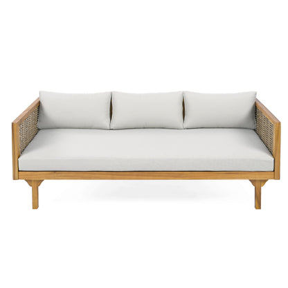 Wicker Outdoor Patio Furniture Set with Daybed