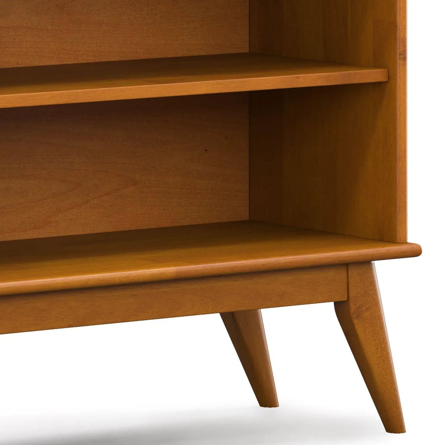 Draper Handcrafted Low Bookcase in Solid Wood