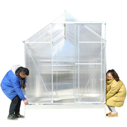 Heavy Duty Polycarbonate Greenhouse Kit and Door