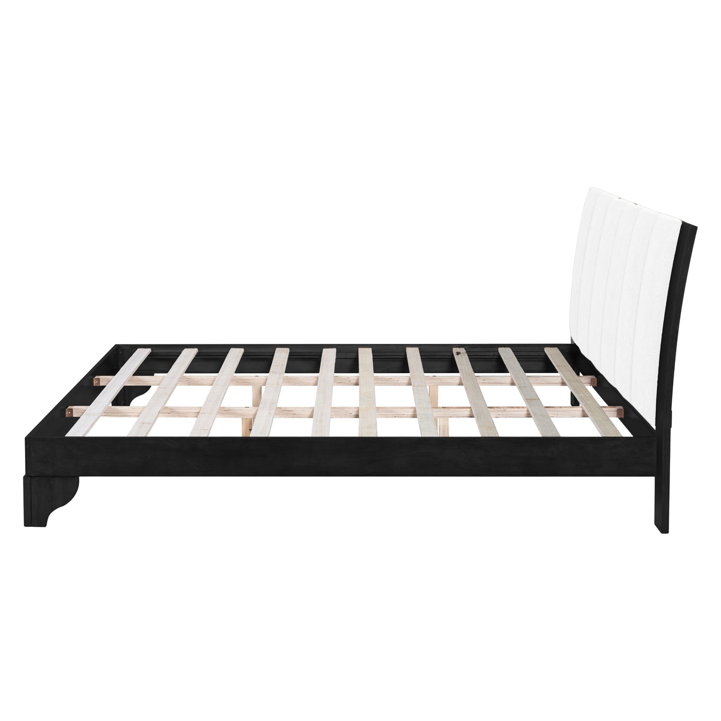 King Size Bed Frame in Black and White Color
