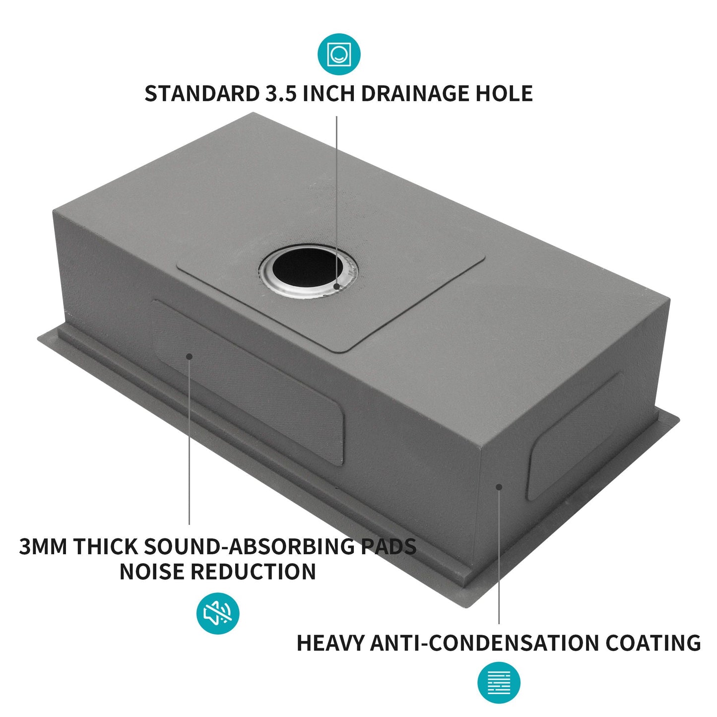 Stainless Steel Undermount Workstation Sink