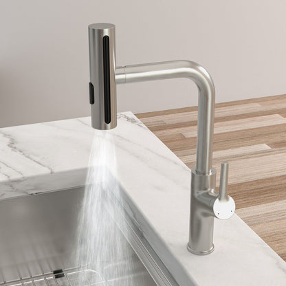 360 Degrees Pull Down Kitchen Faucet with 4 Spray
