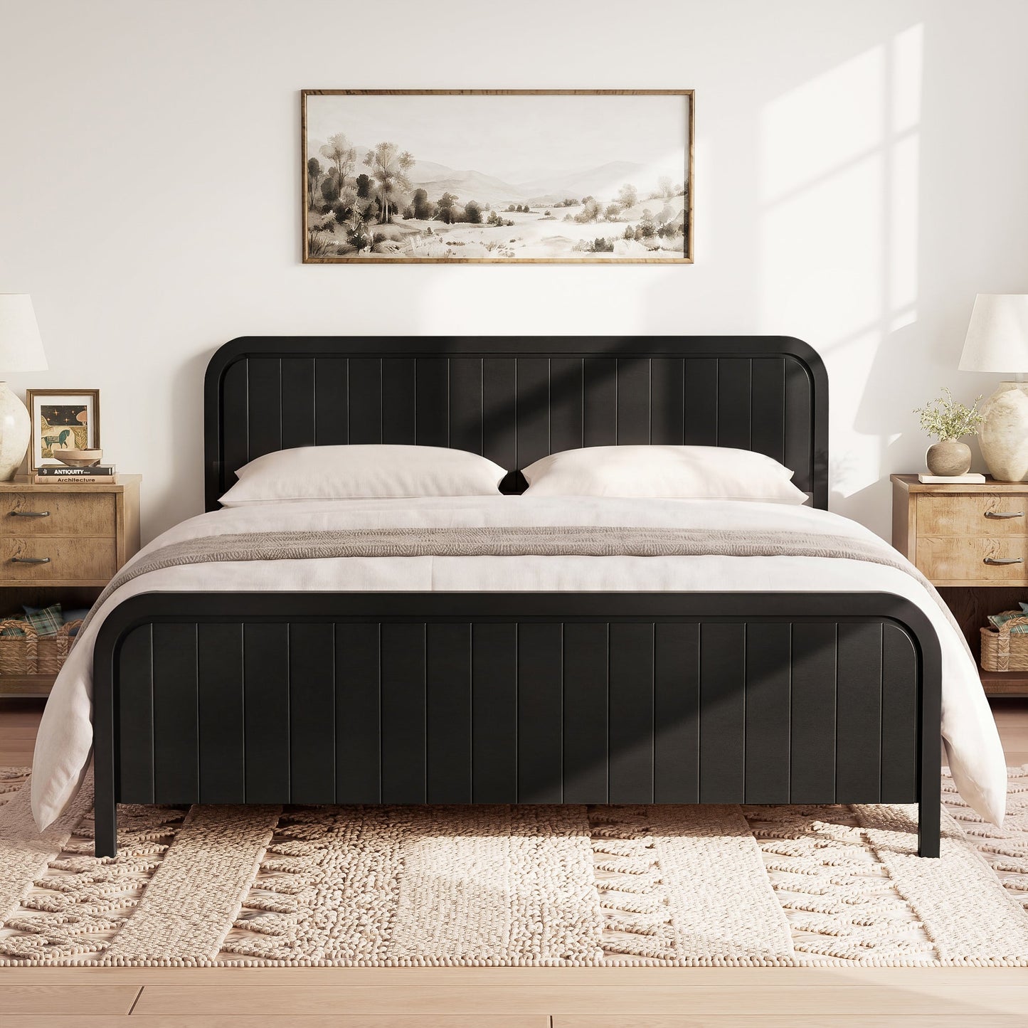 King bed frame with headboard in black by HouseOfZazla - Beds, Frames & Bases on Tampa Home & Garden Store