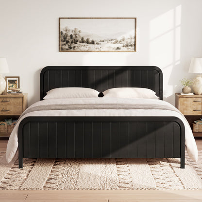 King bed frame with headboard in black by HouseOfZazla - Beds, Frames & Bases on Tampa Home & Garden Store
