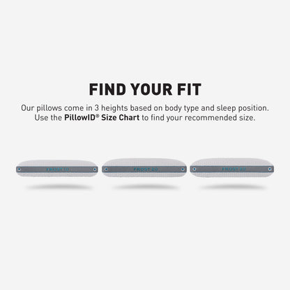 BedGear Frost Pillow 3.0 King cooling pillow trio Frost 1.0-3.0 blue bands HouseOfZazla on Tampa Home & Garden Store