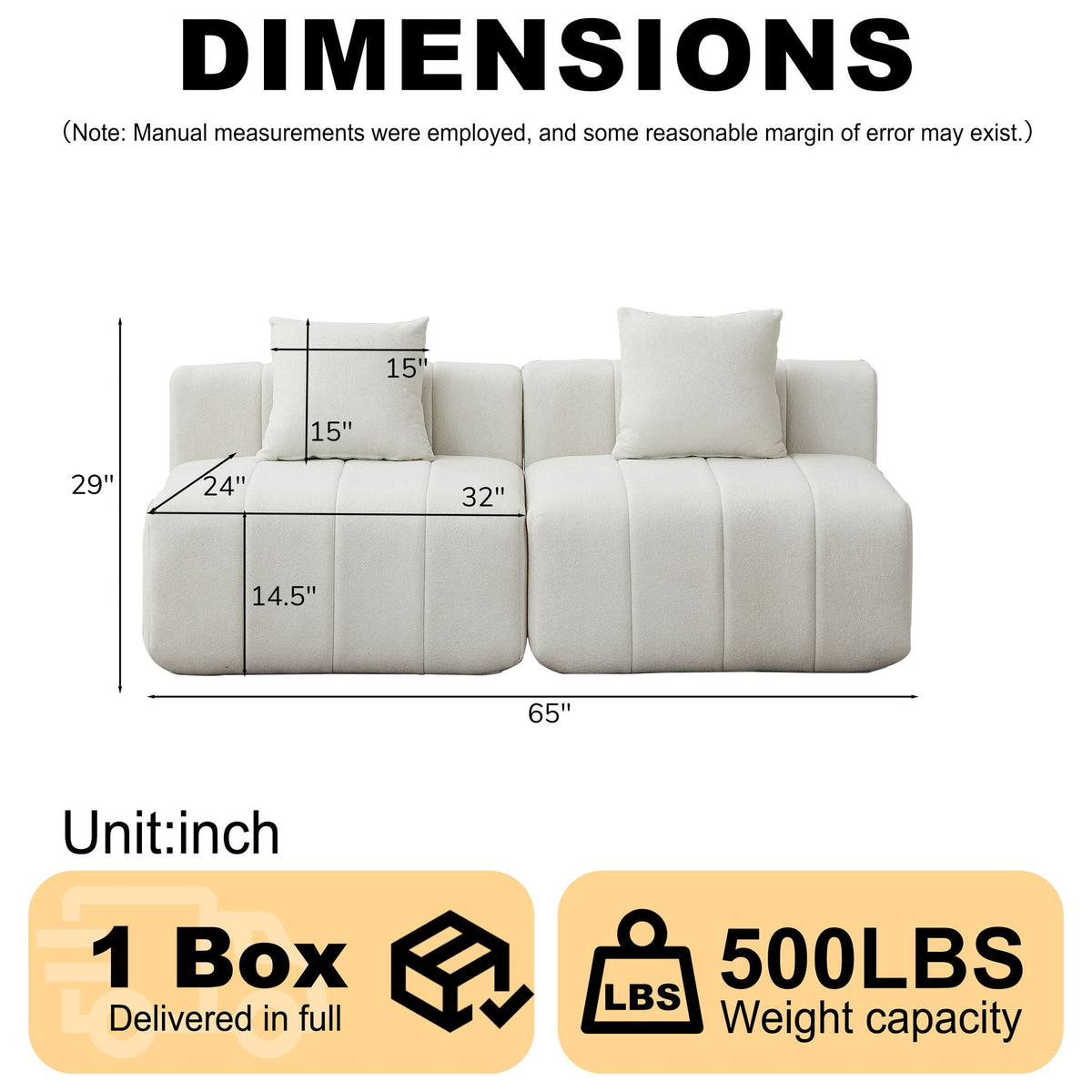 Symmetrical Modular Sofa And Piano Key Design