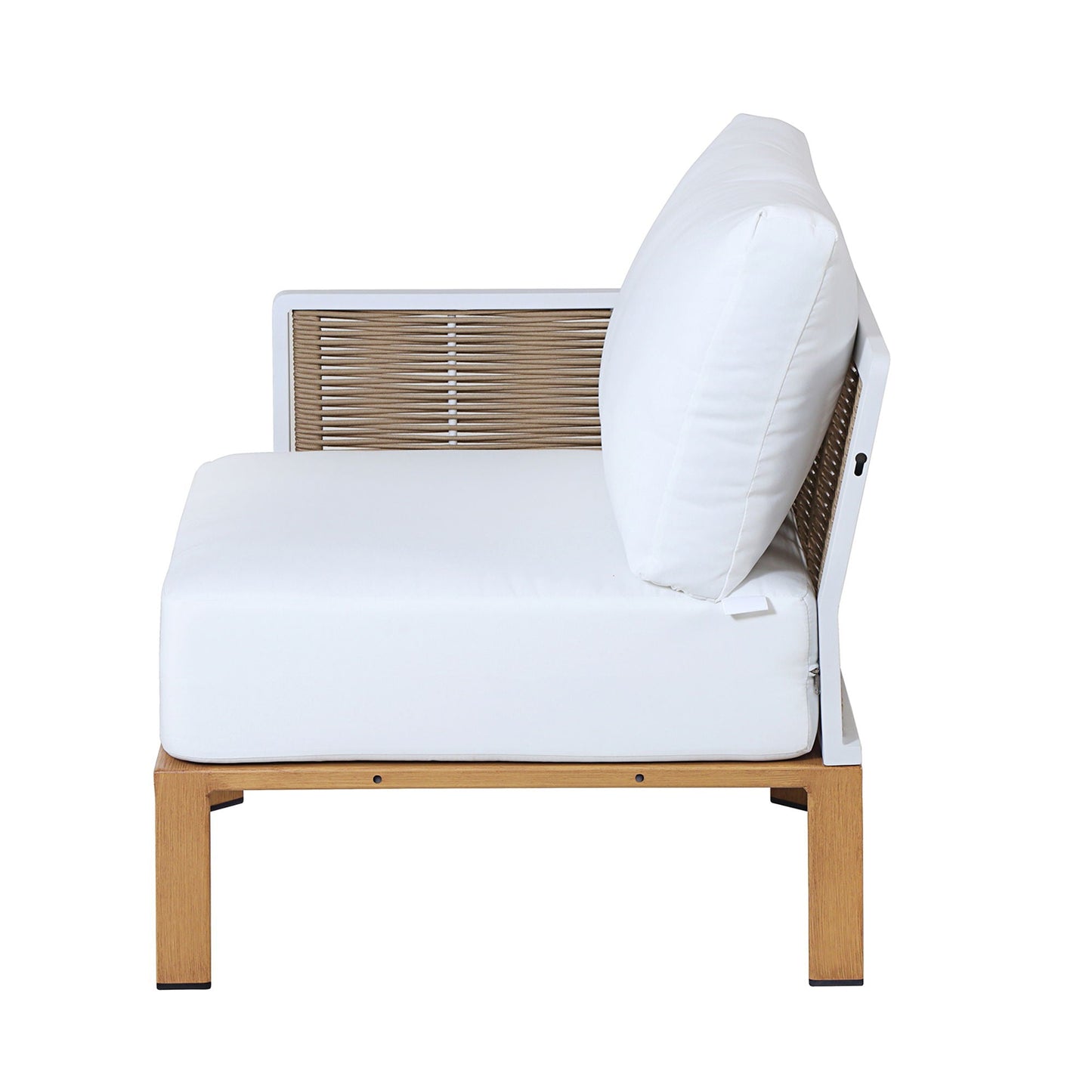 Vine White 4 Piece Outdoor Conversation Set