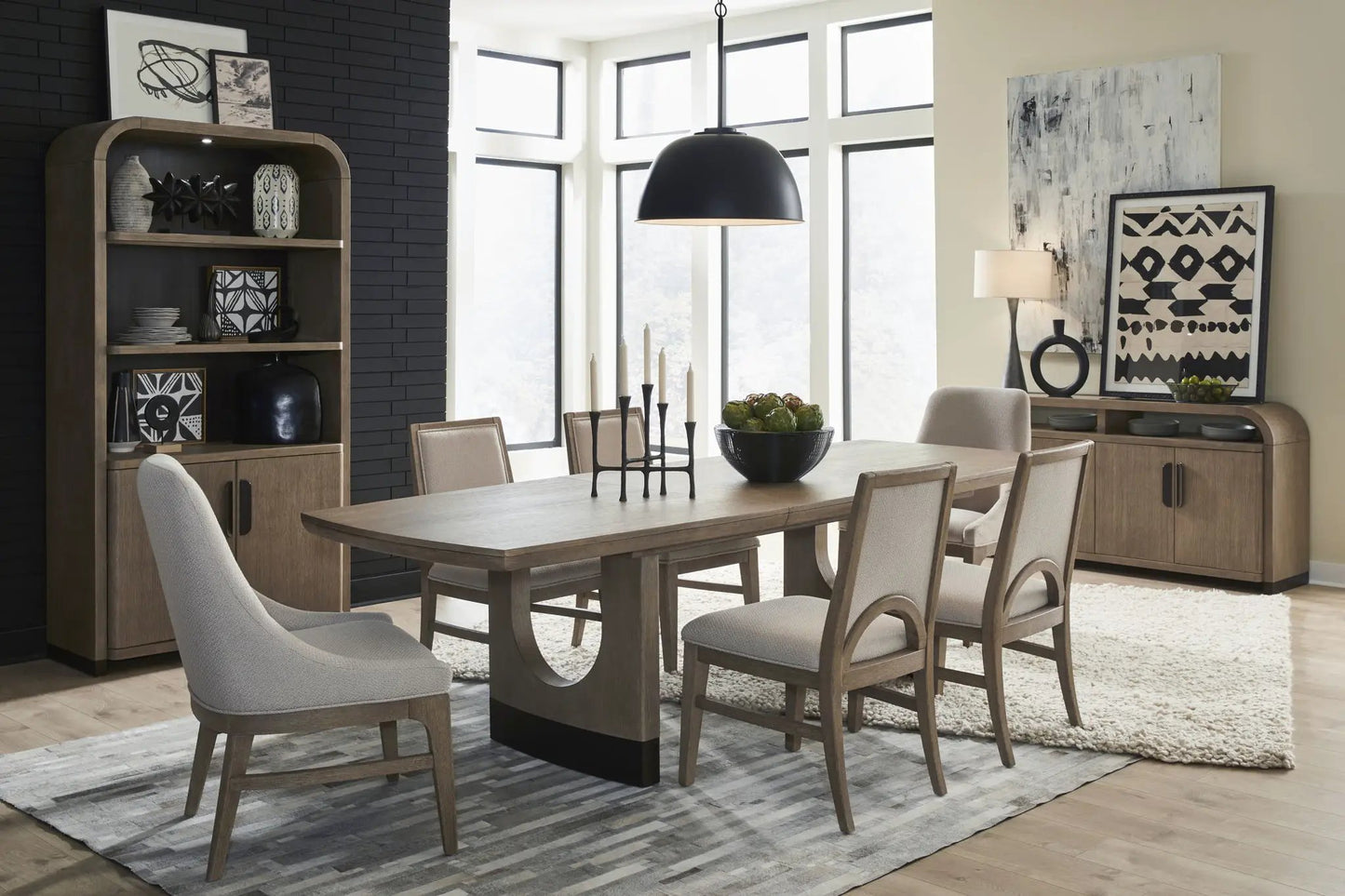 Tristan Upholstered Side Chair Set 2 Swiss Coffee