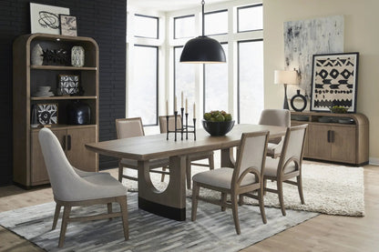 Tristan Upholstered Side Chair Set 2 Swiss Coffee