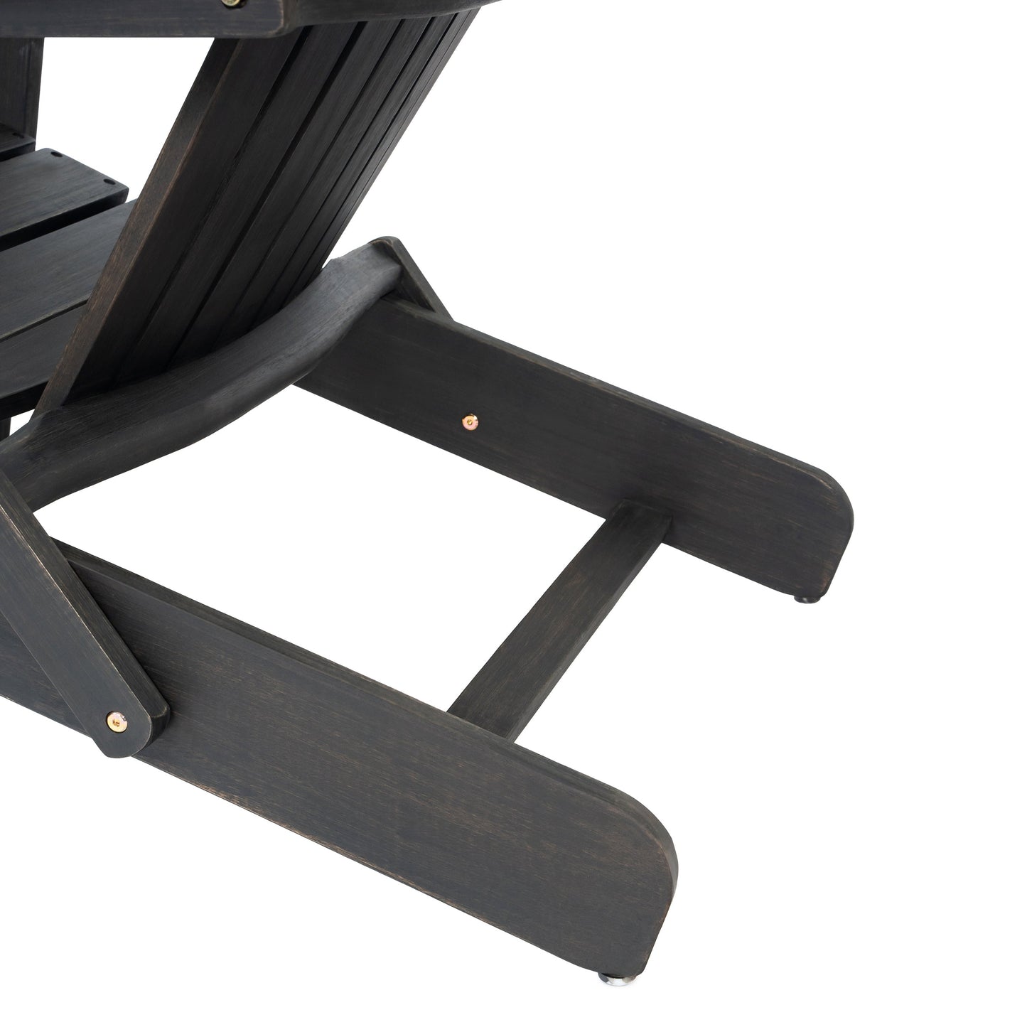 Malibu Adirondack Chair dark wood finish with slatted back by HouseOfZazla on Tampa Home & Garden Store