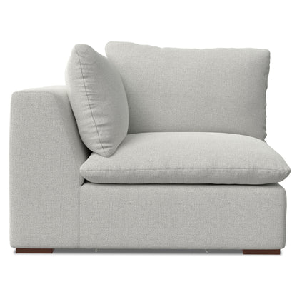 Jasmine Gray Corner Sofa and Modular Frame