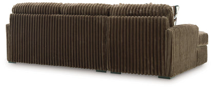 Midnight Madness Sectional and Jumbo Corduroy