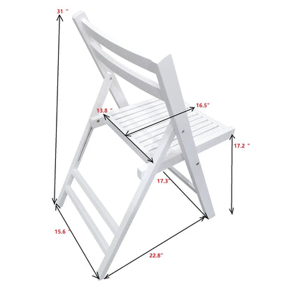 Solid Wood Foldable Event Chair Set of 4