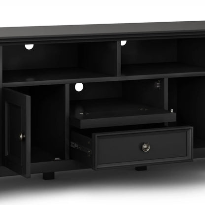 Amherst Wide TV Media Stand with Solid Wood
