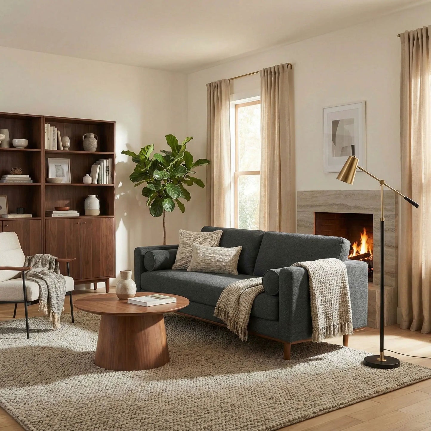 Morrison Upholstered Sofa In Recycled Fabric
