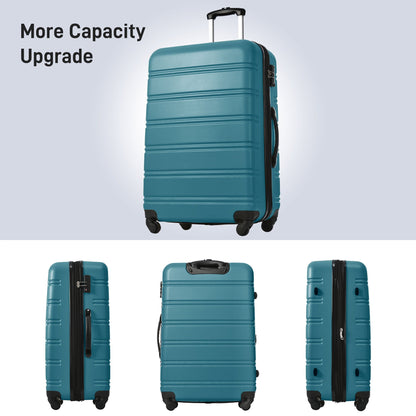 Hardshell 4-piece luggage set with spinner wheels and TSA lock lightweight 16/20/24/28 on Tampa Home & Garden Store