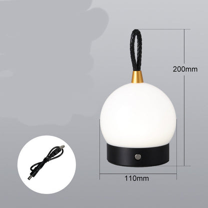 Night light wall fixture with frosted globe, black base, gold neck, braided cord 200mm tall on Tampa Home & Garden Store