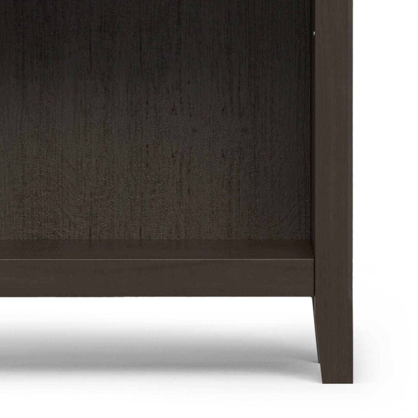 Amherst Five Shelf Bookcase Handcrafted Wood