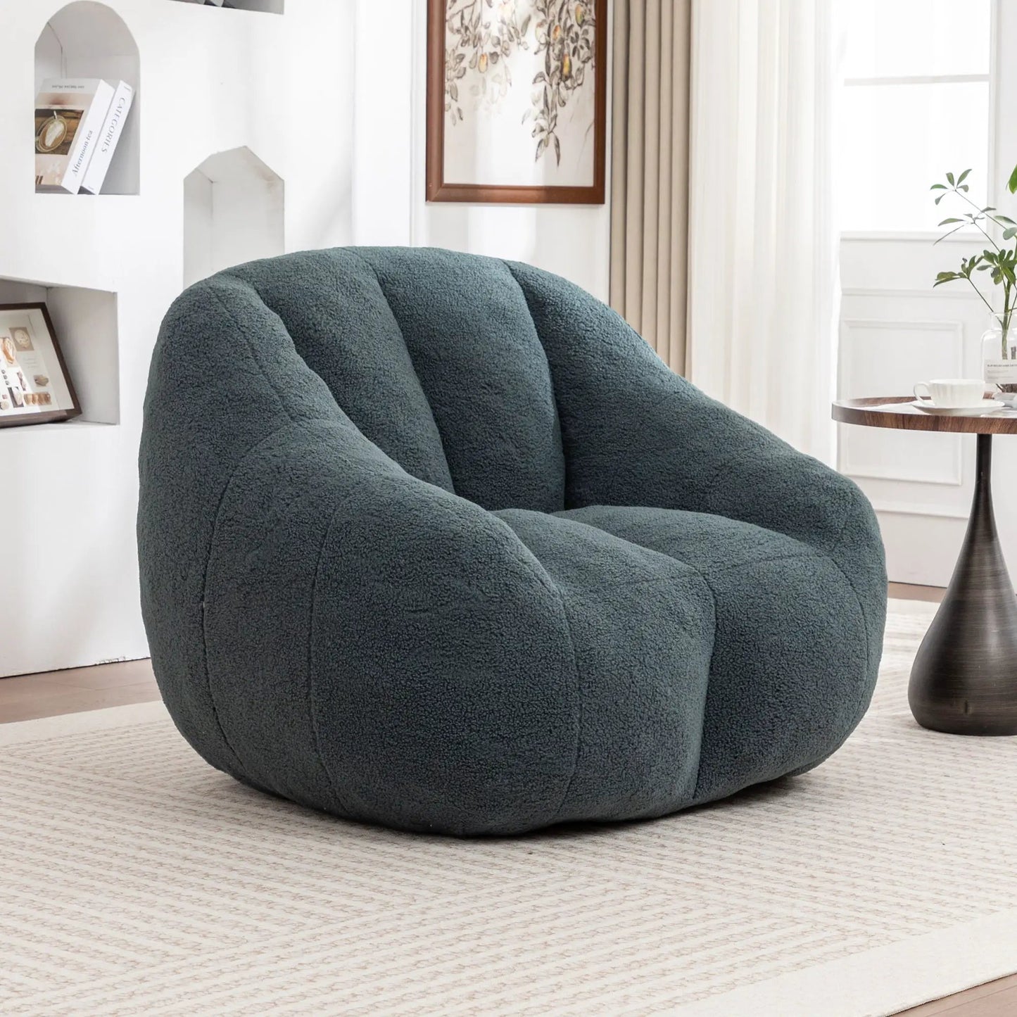 Comfy Bean Bag Chair with Memory Foam Filler