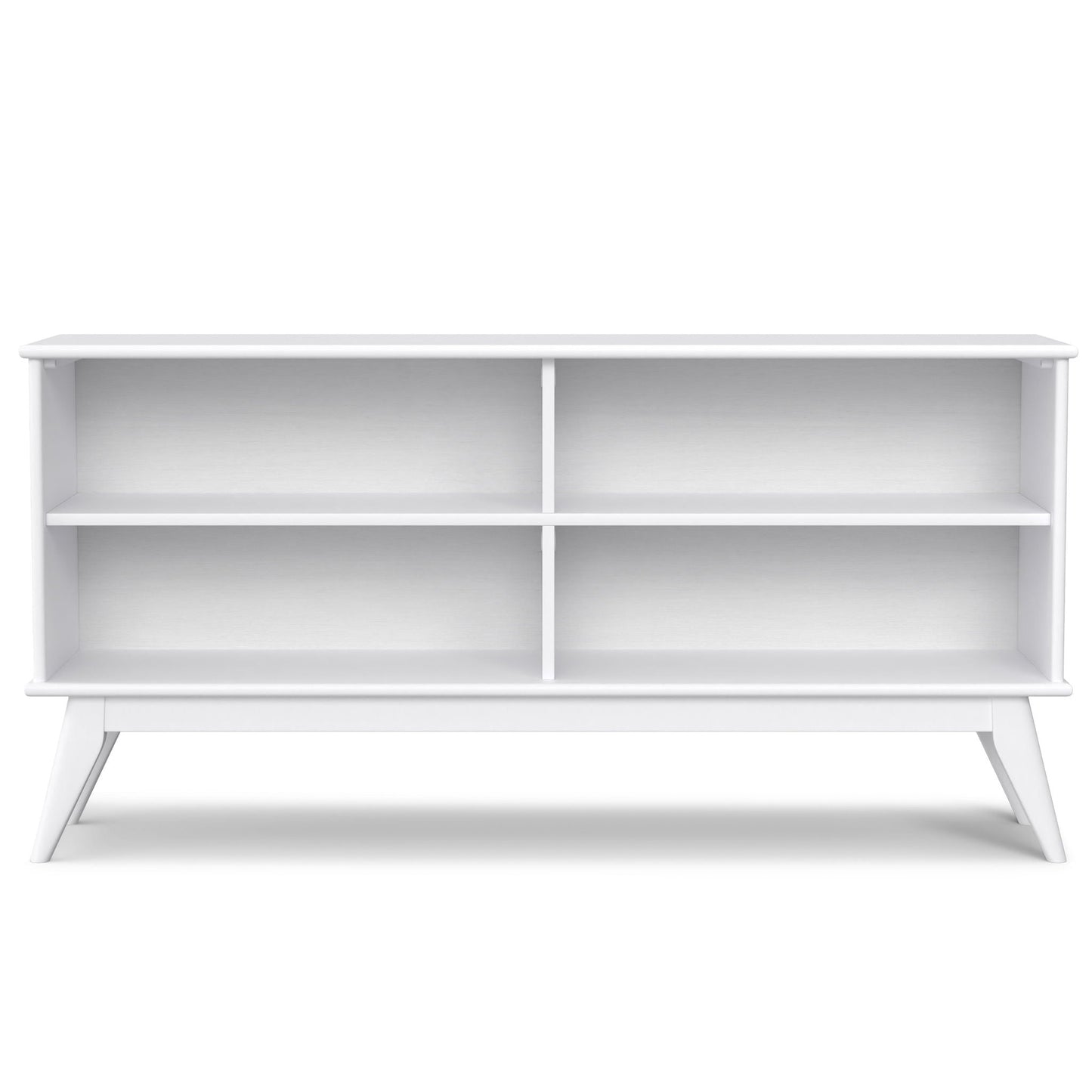 Draper Handcrafted Low Bookcase in Solid Wood