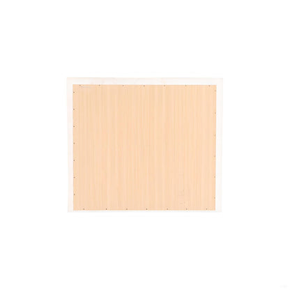 Marilla Mirror back view with light wood panel frame showing screws, HouseOfZazla wall mirror on Tampa Home & Garden Store
