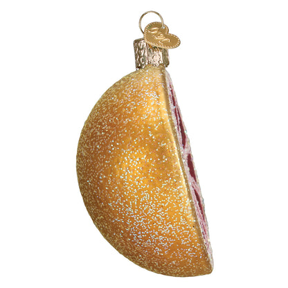 Adorno de cristal de pomelo