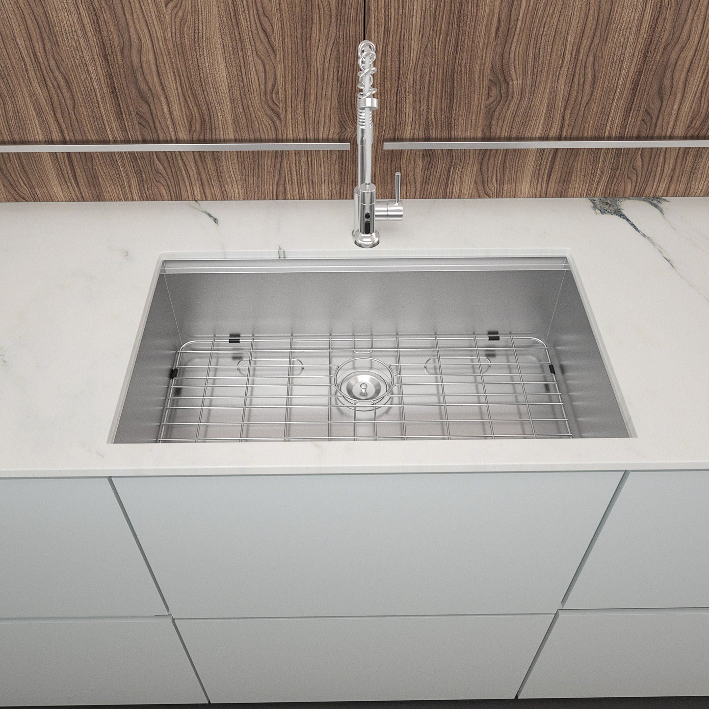 30 Inch Undermount and Ledge Stainless Steel Sink