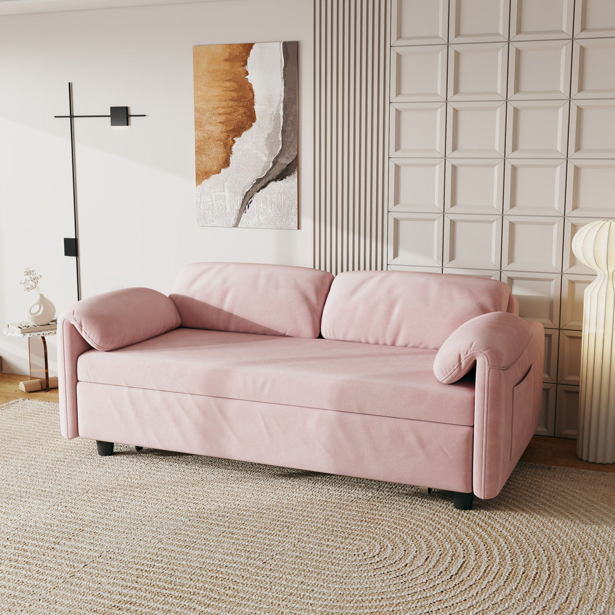 Dual Purpose Sofa and Retractable Queen Bed