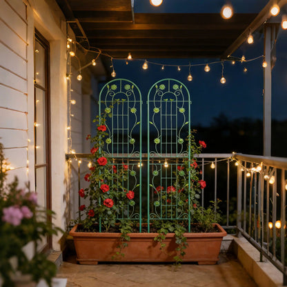 Metal Garden Trellis for Climbing Plants Outdoor