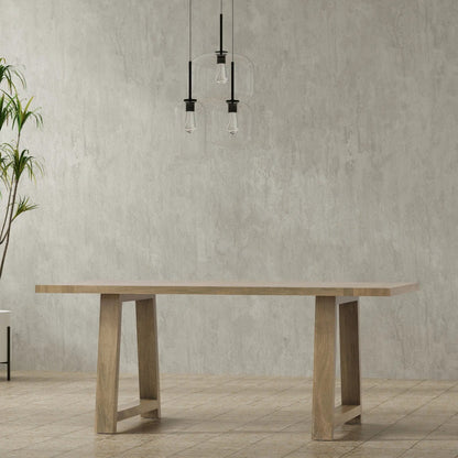 Whitley Dining Table with Mango Wood Eco Finish