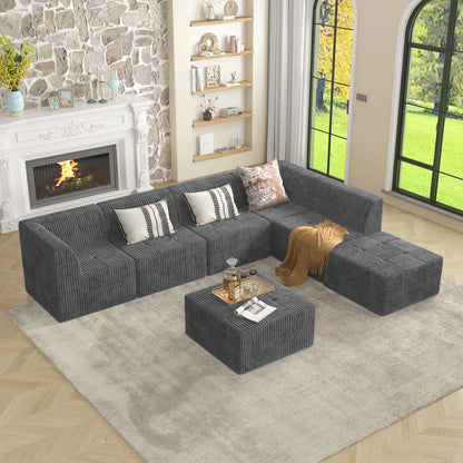 Modern Minimalist Ottoman Sofa and Sleeper