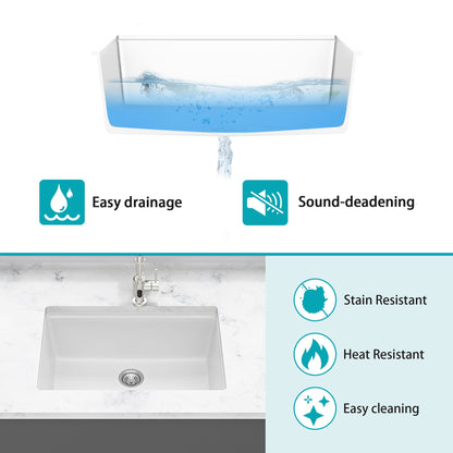Undermount Quartz Kitchen Sink and Composite Top
