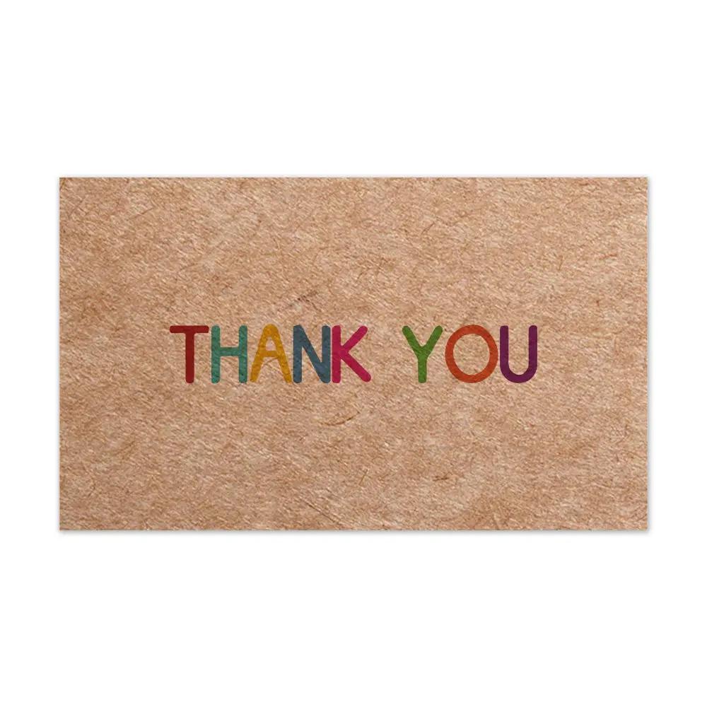 English Holiday Thank You Card for Do It Yourself