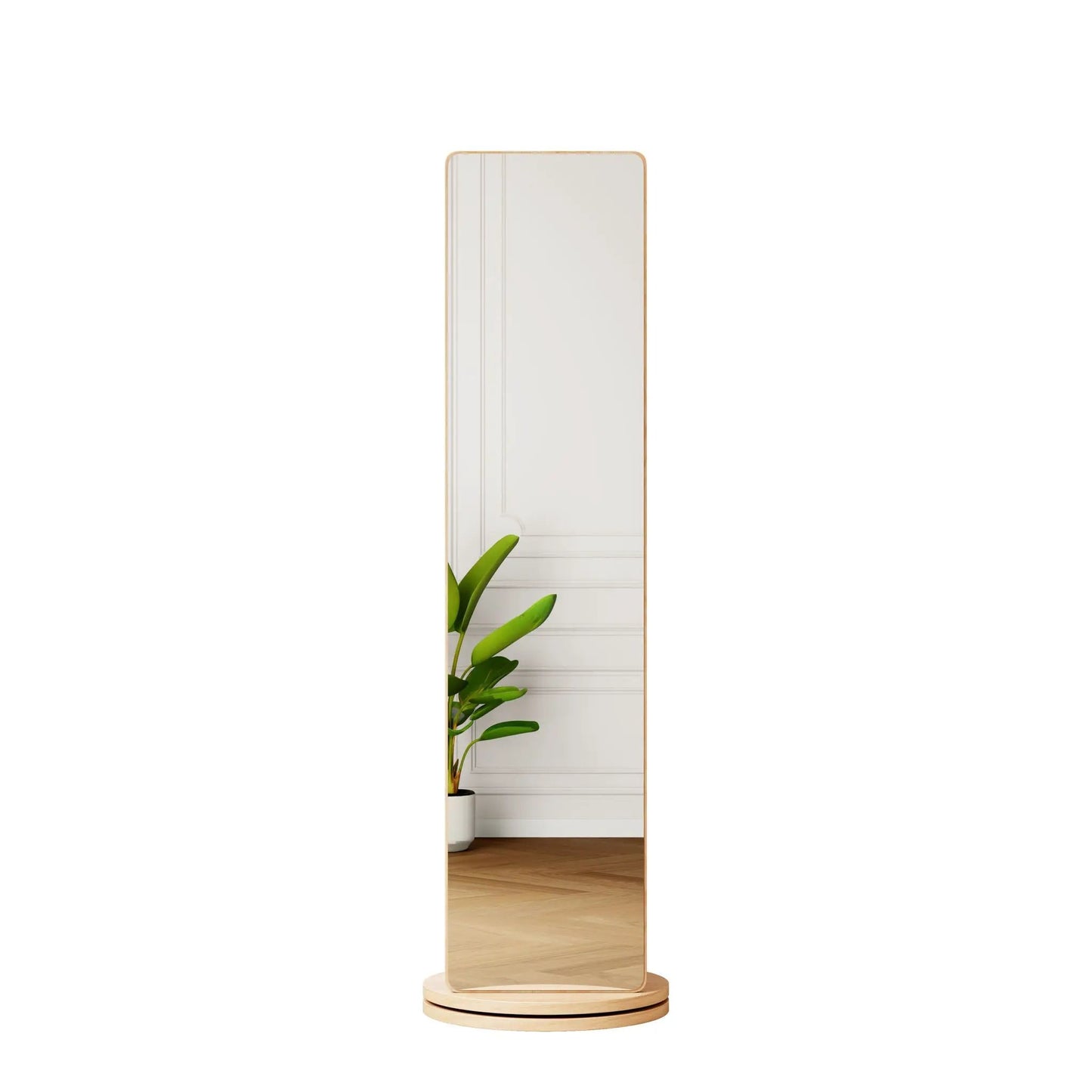 3 In 1 Full Length Clothing Mirror with wood frame on pedestal base Unique Piece Furniture on Tampa Home & Garden Store