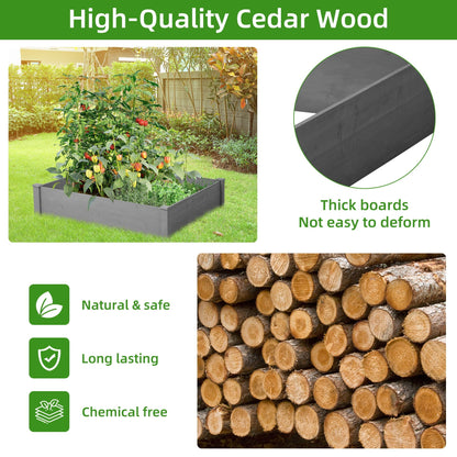 Modern Outdoor Raised Garden Bed and Stand