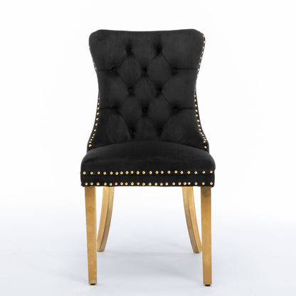 Nikki Modern Tufted Dining Chair Set of 2