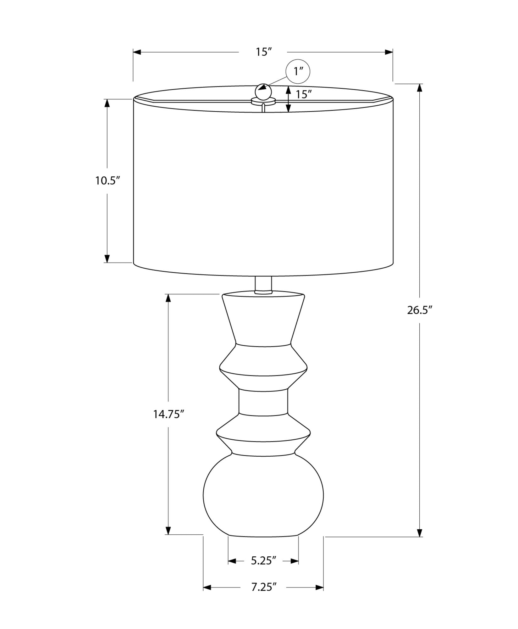 Lighting, Ceramic, Contemporary Table Lamp by HouseOfZazla with ceramic base on Tampa Home & Garden Store