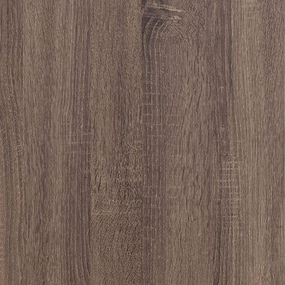 Geary Panel Bed dark brown wood grain finish, HouseOfZazla panel bed frame on Tampa Home & Garden Store