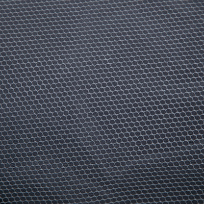 2-piece luggage set fabric close-up in dark blue-gray with circular dot texture on Tampa Home & Garden Store
