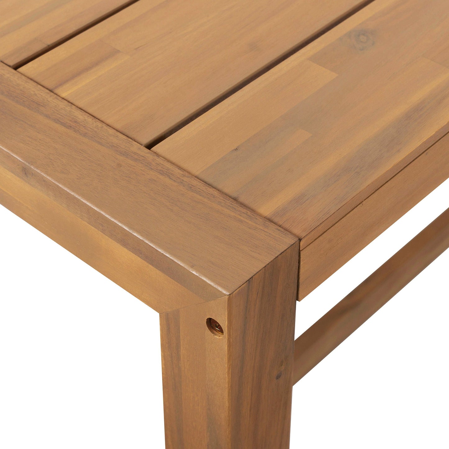Patio Bar Set with Ergonomic Chairs, 5-Piece in warm brown wood on Tampa Home & Garden Store