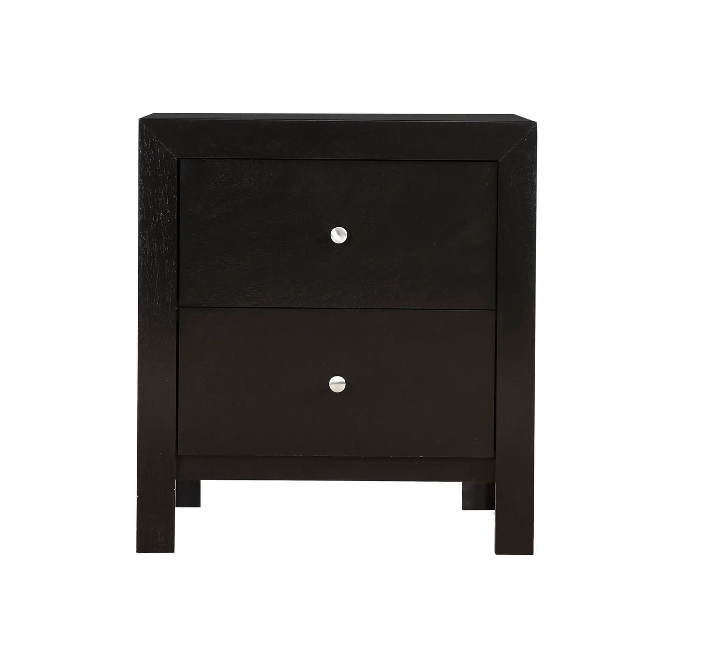 Charming Nightstand with Drawers, Modern Wood