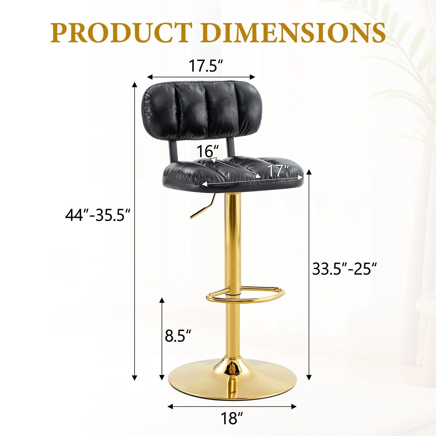 Adjustable Bar Stools For Kitchen Island Set