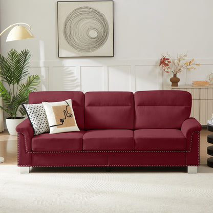 Elegant and Sturdy Three Seater Living Room Sofa